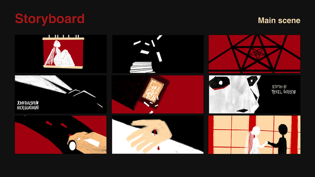 Ready or Not storyboard board